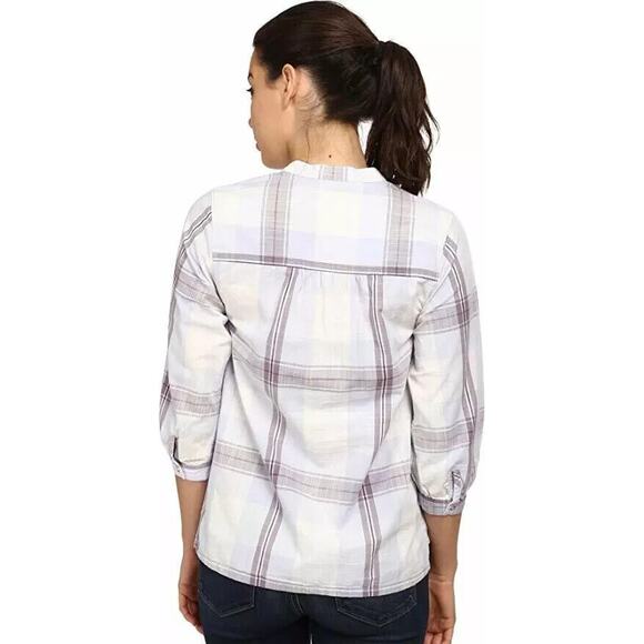 PATAGONIA W's Settlers Top Plaid in Romany Tundra Purple - Picture 5 of 12